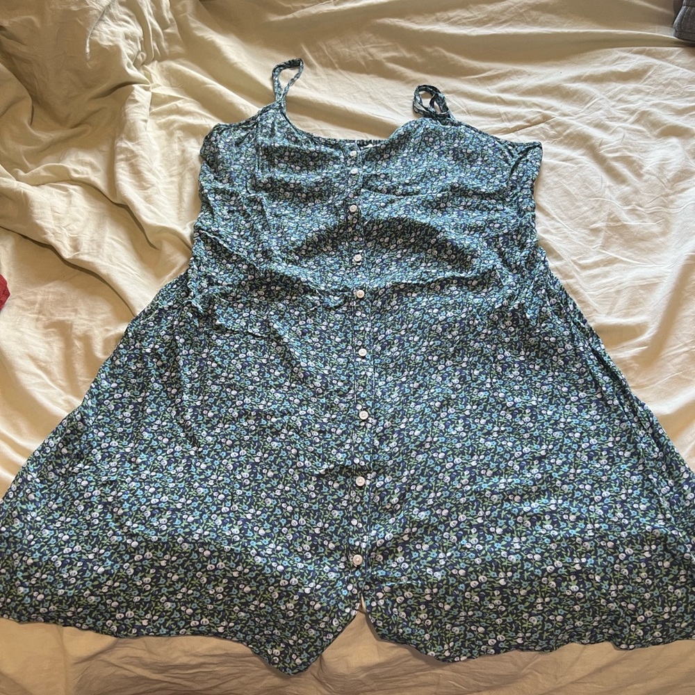 ARIE Blue Floral Dress